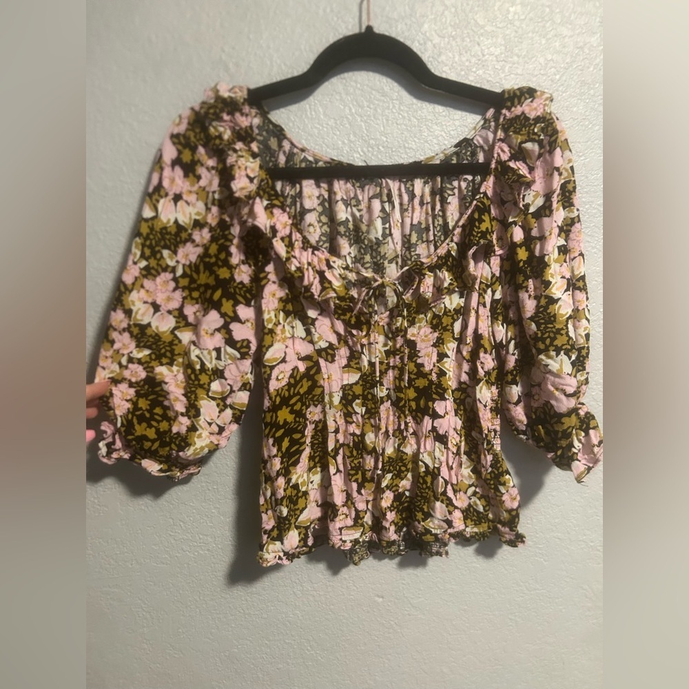 Free people floral blouse - Picture 2 of 9